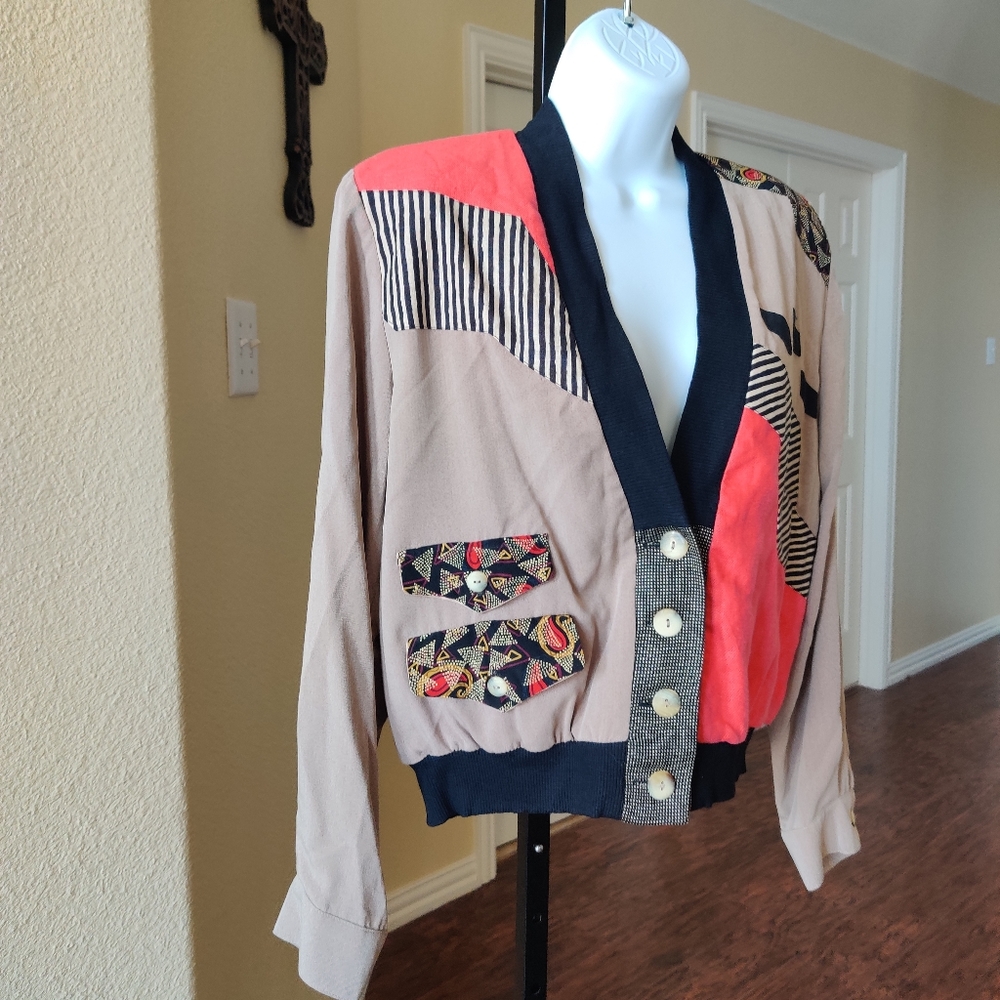 Canvasbacks Vintage Multicolor/Blockblock Blazer/… - image 8
